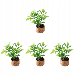 Dekorácia do záhrady - Miniatúrne bonsai miniatúrne bonsai rastliny 4 kusy