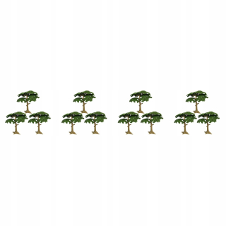 Dekorácia do záhrady - Miniatúrne remeselné stromy záhradné bonsai strom 12 ks