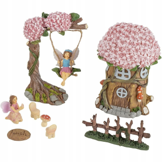 Miniatúrna rozprávka -Garden Set 8 dekorácie