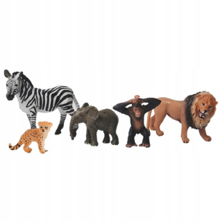 Model mini rekvizity vzdelávacie hračky darčeky Zebra Red