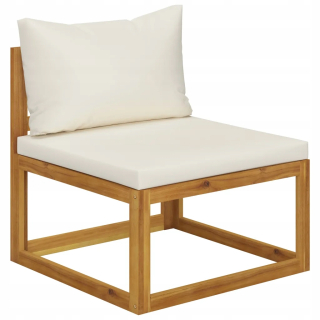 Záhradná zostava nábytku - Sada záhradného nábytku Vidaxl Wood White 2 El.