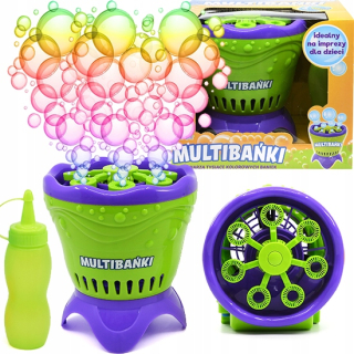 Bublifuk - Multibanie Bubble Machine mydlová kvapalina