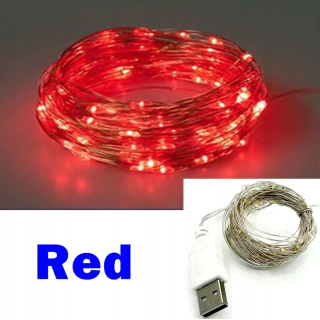 Svetelný stĺp do záhrady - MunLii USB reťazec svetla LED medený drôt girlanda rozprávkové svetlá vonkajšie
