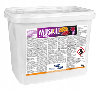 Repelent, plašič  pre zvieratá - Muskil Two -komponent myšacích jedov potkanov 3 kg