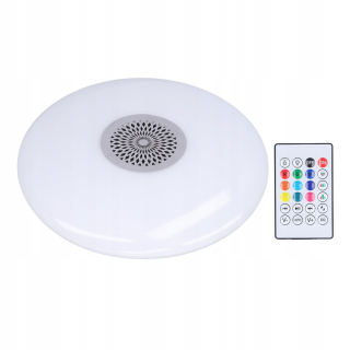 Záhradná žiarovka - Hudobná LED stropná lampa Bluetooth reproduktor