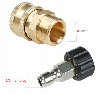 Zavlažovací systém - Tlakové podložky adaptéry sada 5000 psi M22 14 mm
