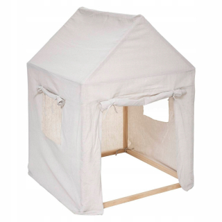Stan pre deti - Stan pre deti béžový dom 78 x 78 x 116 cm