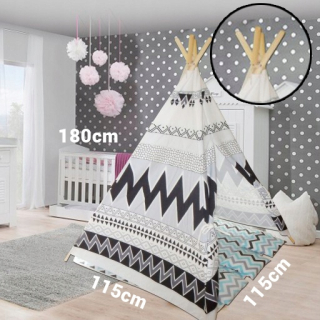 Stan pre deti - Stan pre deti tipi xl mat+3 farebné vankúše