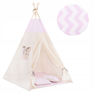 Stan, domček pre deti - Tipi stan pre deti Teeepe + vankúše 160 cm stabilizátor indického domu