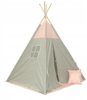 Stan, domček pre deti - Ikea pello pello pello vankúš 8 cm šedá