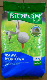 Semená trávy Biopon športová tráva 10 kg na 400 m²
