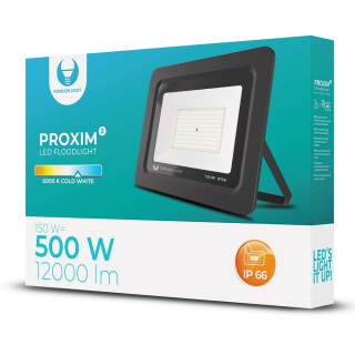 Záhradné halogény - Proxim 150W 6000K IP66 LED svetlo svetlo studeného