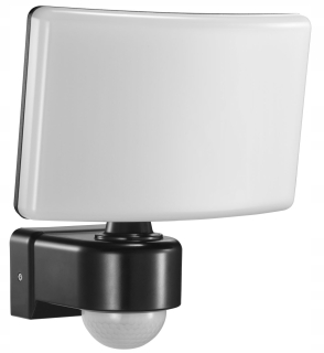 Záhradná fasádna lampa - vonkajšie LED FLOODLIGHT, súmrak a PIR senzory, 50W, IP65, 240°, AC