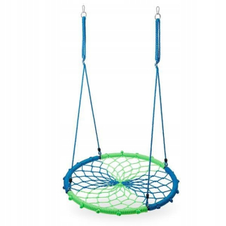 Záhradná hojdačka - NB5039 Modro-zelený priemer 100 cm Stork Nest Swing Nils Camp
