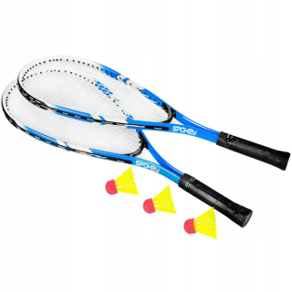 Badmington pre deti - ND05_Z0576 762091 Speedminton Set Racketball Set Dunlop żółto-Czerw