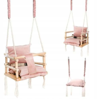 Záhradná hojdačka - ND12_15471 3in1 Pink Swing New H18027