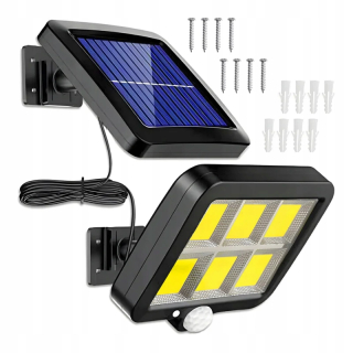 Uličná lampa - ND41_DS_59222 SOLOR LAMP 120 COB LED s káblom