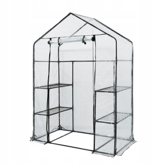 Záhradný skleník - NEO Skleník 143x73x195cm PVC fólia fólia 15-902