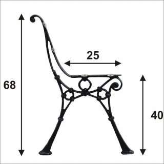 Záhradná lavica, lavička - Moderná stolová lavica 90/60 cm Wenge Furniture Salon