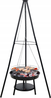 Gril na drevené uhlie - New Hung Grill Garden Hearch oheň