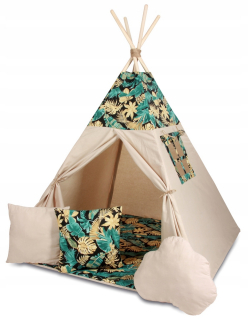 Stan pre deti - Tipi stan Wigwam Mata vankúš set produkt pl