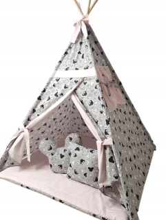 Stan pre deti - Tipi stan Wigwam veľký vankúš stabilizátor