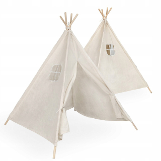 Stan pre deti - Indický domčekový stan Tipi Wigwam pre deti, 135 cm