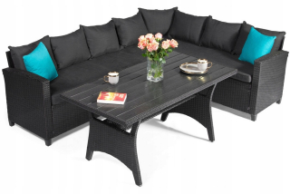 Záhradná zostava nábytku - Rattan Furniture Terrace Garden Furniture Set