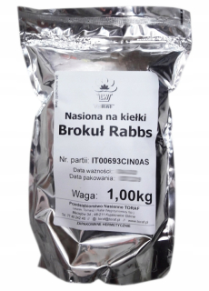 Semená pre brokolice klíčky Rabbs 1 kg / 1000 g