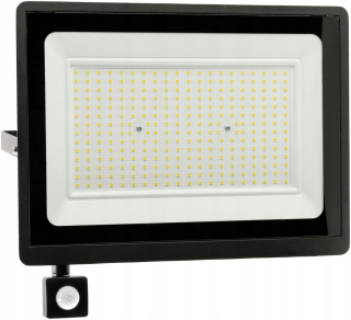 Záhradné halogény - Halogénový LED reflektor 200W 18000lm s pohybovým a súmrakovým senzorom 2v1