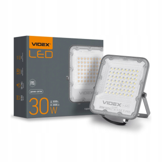 Záhradné halogény - Halogénový LED reflektor 30W 5000K IP65 VIDEX DAVIS