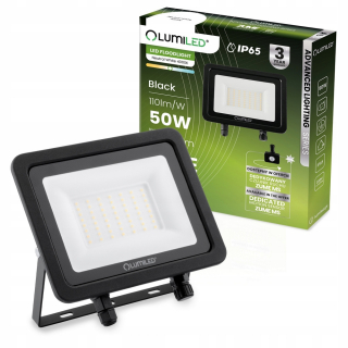 Záhradné halogény - LED reflektor 50W 5500lm IP65 REFLEKTOR SLIM PREMIUM ALS LUMILED LAMP