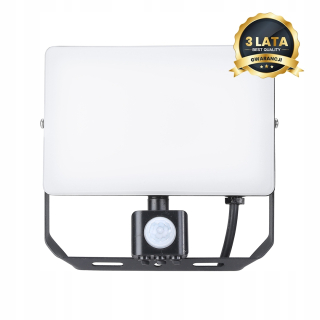 Záhradné halogény - 50 W PIR 5000LM 5000K LED povodeň