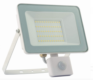 Záhradné halogény - 50 W LED Floodlifter s bielym snímačom pohybu