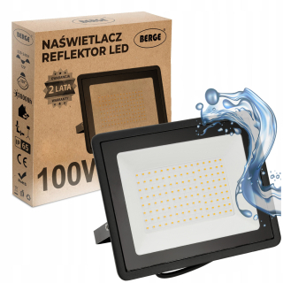 Záhradné halogény - LED svetlomet halogénu IP65 IVO-3 100W 2 farby