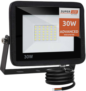 Záhradné halogény - LED svetlomet Halogen Slim LED svietidlo 30W PREMIUM SuperLED