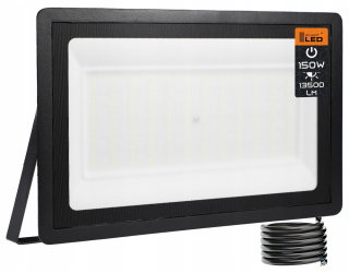 Záhradné halogény - Tenké 150 W halogénové lampy LED 4500K 4500k