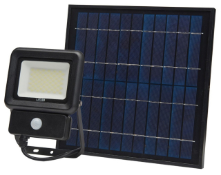 Záhradné halogény - Veľtrh Solar LED LED na veľtrhu 30 W 6000K, IP65 + 2M kábel