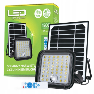 Záhradné halogény - Solar Led Floodlifter s 10W pohybovým senzorom halogénovej pilotnej prémie