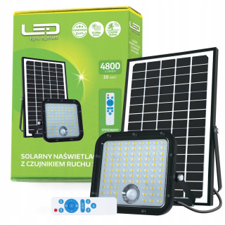 Záhradné halogény - Solar Led Floodlifter s 30 W halogénovou pilotnou prémiou snímača pohybu