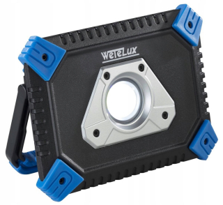 Záhradné halogény - 20W batériový LED reflektor s power bankou