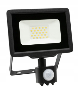 Záhradné halogény - Halogénové LED svetlomet 20W detektor 2000 lm 4000K