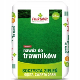 Záhradné hnojivo - Hnojivo pre trávniky 25 kg fruktovit plus