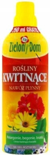 Záhradné hnojivo - Minerálne tekuté hnojivo na kvitnúce kvety 750ml