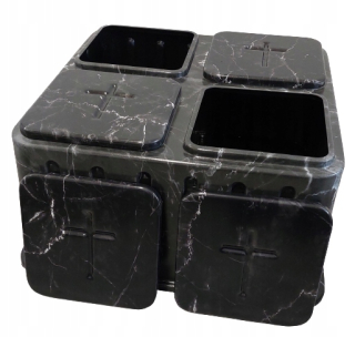 Záhradný box- Výklenok pre urnu, jednotka pre kontajner Urn 4 Chambers