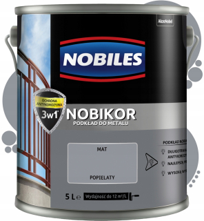 Laky, farby na záhradný nábytok - Nobilky Nobikor Anticorrosive Oil a Vianoce Populárna rohož 5l