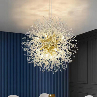 Záhradná žiarovka - Moderná Kryałowa luster visiace lampa
