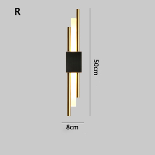 Záhradné osvetlenie chodníka - Moderná minimalistická LED stena lampa o