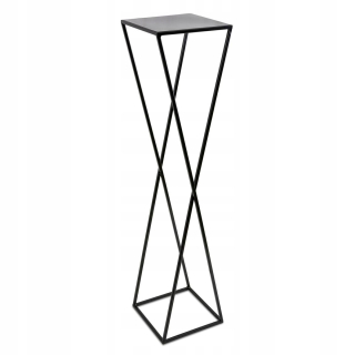 Moderný kvetinový záhon stojaci 100 cm čierny podkrovie