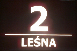 Číslo domu LED zvýraznené antracit 30x20cm